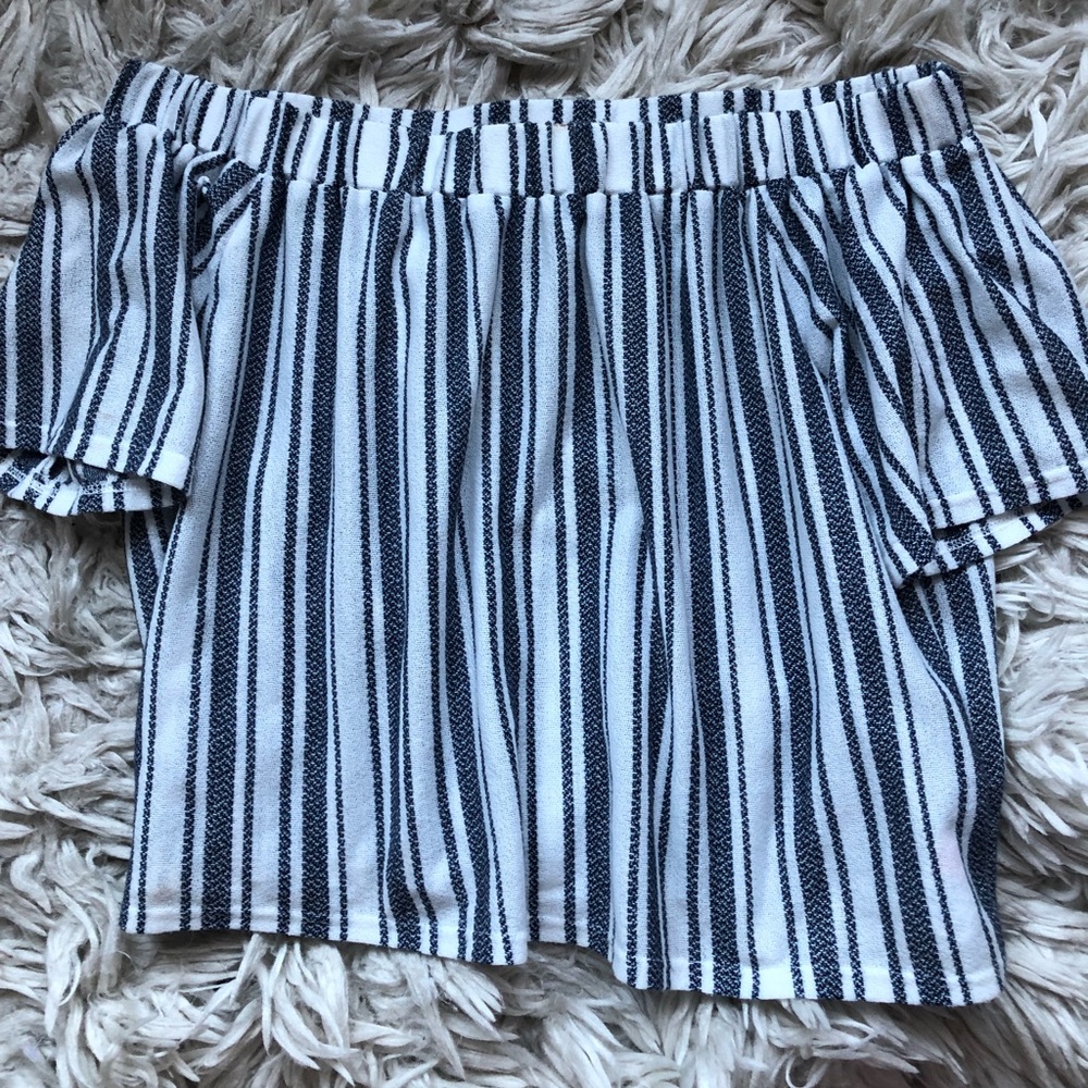 Topshop Off the Shoulders Shirt